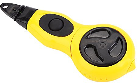 Zerodis Marqueur d'encre de 15m / 49ft, Chaîne de Rappel Automatique de Corde de Rappel de Craie Outil d'Instrument de Niveau pour Le Travail du Bois de Charpentier RT-M02