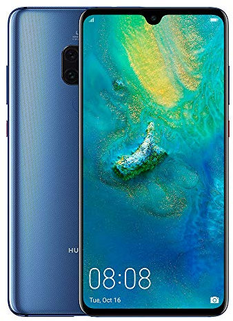 Huawei Mate 20 - Pack de funda azul oscuro y smartphone de 6.53 (Octa-Core Kirin 980, RAM de 4 GB, memoria de 128 GB, cámara de 20 MP, Android 9.0) Azul [Exclusivo Amazon]