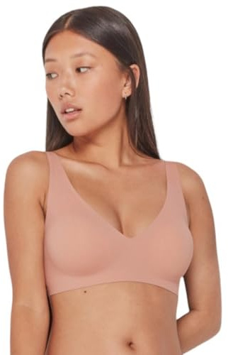 GISELA Reggiseno push up rimovibile e senza ferretto, Rosa, M