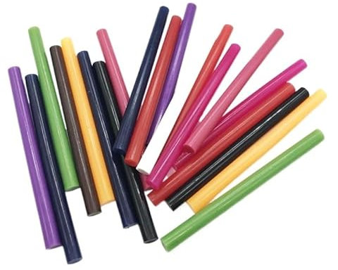 Heißklebesticks Farbig, 30 stücke Mix Bunte 7X 100 MM Hot Melt Kleber Sticks 7 MM for Elektrische Kleber Pistole Handwerk DIY Hand Reparatur Zubehör Klebstoff Siegellack Stick
