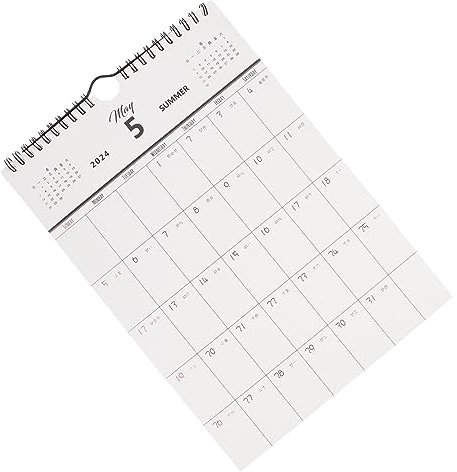 NAMOARLY Monatlicher Wandkalender Hängekalender Mit Klarer Druckqualität Und Glatter Oberfläche Robuster Planer Für Terminübersicht Und Tägliche Notizen Zu Hause Und Büro