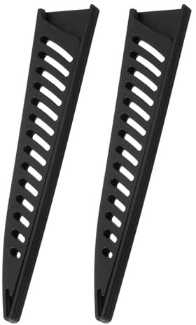 sourcing map 2Pcs Knife Cover Sleeves Blade Edge Guards for 6 Boning Knife Protector Universal Blade Sheath for Kitchen, Black