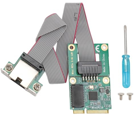 Tarjeta de Red PCIe de 2,5 GB, PCIe a 2,5 Gigabit Ethernet, Adaptador LAN RJ45 de 2,5G para PC de Escritorio, para Tarjeta Ethernet de Estación de