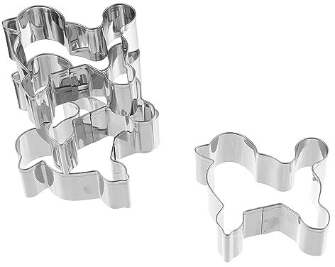 Cabilock 4piezas Cortadores De Galletas Forma De Inoxidable De Moldes Para Galletas Para Hornear y Para