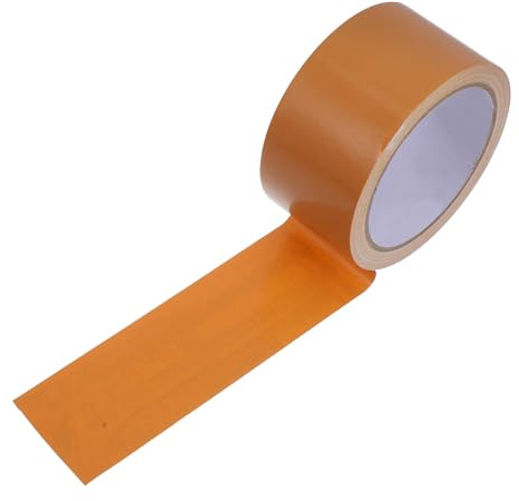 Luxshiny Brown Cloth Duct Tape 5cm X 1 Waterproof Single-sided Fabric Base | No Deformation When Sheared, and Repair, High Tensile Strength Insulation Carpet and Floor