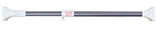 Hershii Duschvorhangstangen Badvorhangstange 144-230 cm Schwerlast Ausziehbare Kleiderstange Ohne Bohren,Toiletten Vorhangstange aus Metall,Teleskop-Gardinenstange,Rohrdurchmesser 29,4/25,4mm