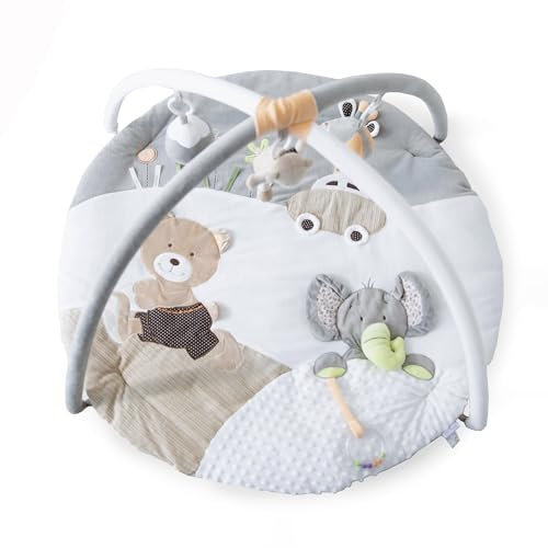 Mini Dream Baby Play Mat Activity Gym & Playmat Musical Baby Playmat Suitable from Birth, Discovery Play Gym with Detachable Activity Toys - Jumbo