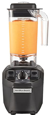 Hamilton Beach Commercial HBH455 Tango High-Performance Blender, 2.4 Horsepower, 48 Ounce Capacity, Adjustable Timer, BPA-Free Stackable Co-Polyester Container, NSF Certified