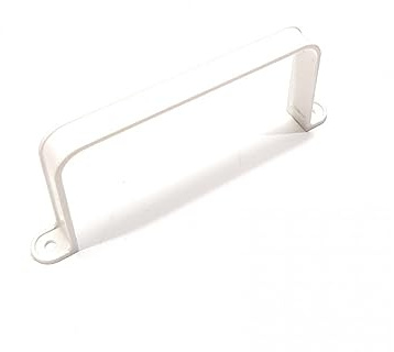 TUBPLA Abrazadera Rectangular PVC Blanco 150x75mm