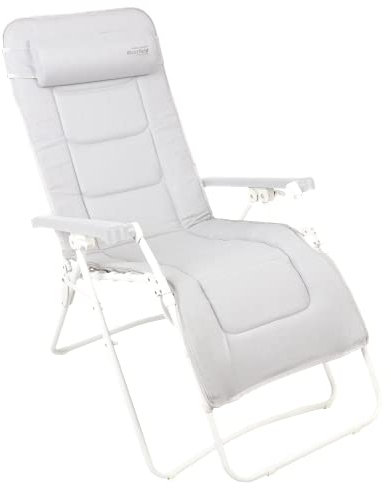 Westfield® Relaxliege Basic hellgrau gepolstert belastbar bis 140 kg