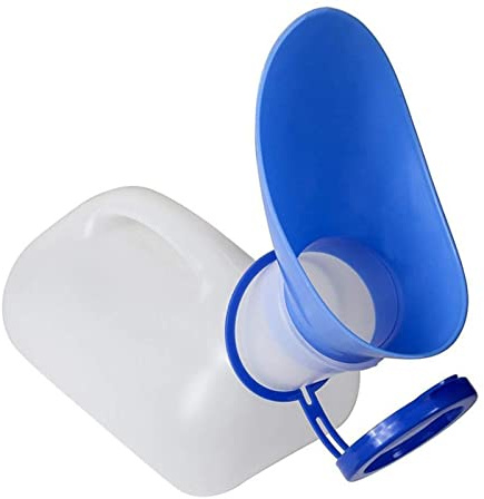 1000ML Unisex Urinal Riutilizzabile PE Portatile Mobile Pee Bottiglia per Auto da Campeggio Viaggio Traffic Jam e Coda