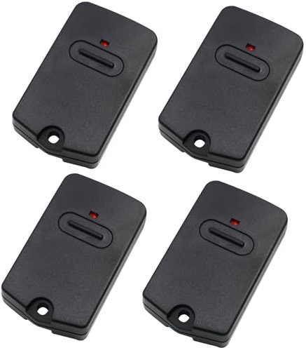 Cooouds RB741 for Mighty Mule Remote, Replacement GTO Gate Opener Remote FM135 Transmitter Control, Single Button Gate Clicker Garage Door Entry Controller (4 Pack)