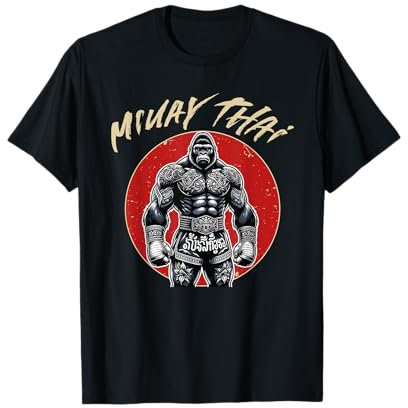 Muay Thai und Thai-Boxen Gorilla T-Shirt