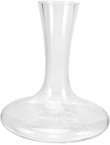 VINTORKY Weinkaraffe Aus Glas Zum Dekantieren Schnelles Ausgießen Mit Geschwungenem Design Für Rotwein Whisky Und Spirituosen Leicht Und Praktisch Für Heimgebrauch