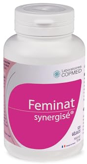 LABORATOIRES COPMED - Féminat Synergisé® - Complément alimentaire Grossesse - Confort féminin 100% Naturel - Acide Folique - Marque Française - 120 Gélules Végétales (Pilulier en Bioplastique Végétal)