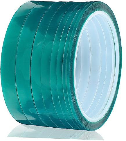CANIGHT 8rollen Hitzebeständiges Klebeband Polyimid-tape Für Sublimation Diy Handwerk Elektronikdruck Hohe Temperaturbeständigkeit Vielseitig Einsetzbar