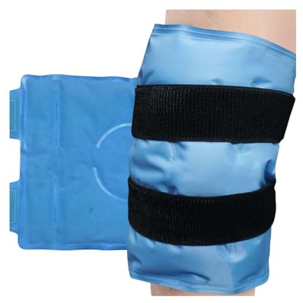Kühlpad Gel,13 * 10 Zoll Wiederverwendbare Kühlpads,Wiederverwendbare Gel-Kühlpads,Kühlmanschette,Knie Kühlbandage,vollständig umhüllende Kühlbandage,zur Linderung von Knieschmerzen,Schwellungen