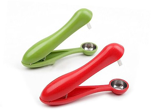 TOPBATHY Cherry Pitter and Olive Corer Tool Random Color Fruit Seeder Space-Saving Design Sturdy Kitchen Gadget for Home Cooking and Baking