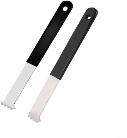 HavenDomicile Estrattore per pavimentazione con impugnatura comoda, raschietto a doppio giunto per manutenzione di vialetti e vialetti (singolo + doppio)