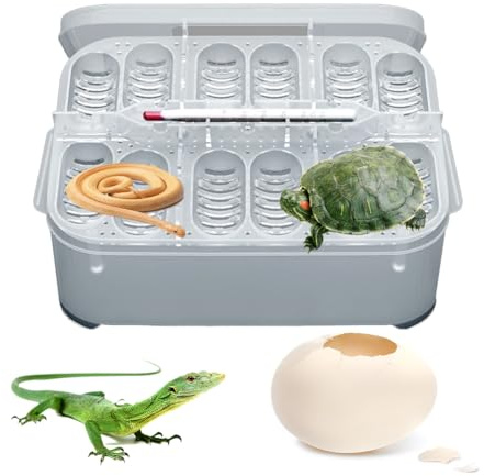 Transparenter Eier-Inkubator – Gecko-Zuchtbox mit großer Kapazität | vielseitige Reptilien-Eierplattform | Reptilien-Inkubator für kleine Reptilien