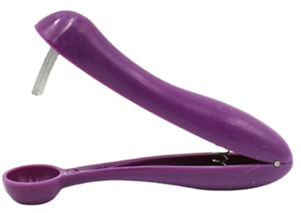 Strumento snocciolatore per ciliegie, strumento multifunzione per rimuovere semi di frutta, estrattore portatile per olive e ciliegie con manico ergonomico, funzionamento senza funzioni, per cucina