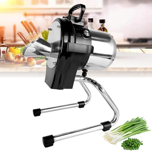 Cortador eléctrico de verduras, rebanado de alta velocidad con grosor ajustable para cocinas domésticas y restaurantes