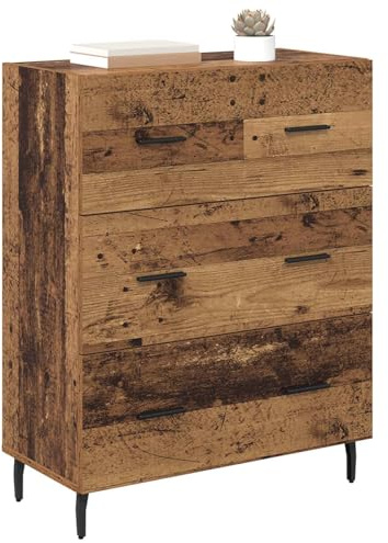 vidaXL Credenza Legno vecchio 69,5 x 34 x 90 cm