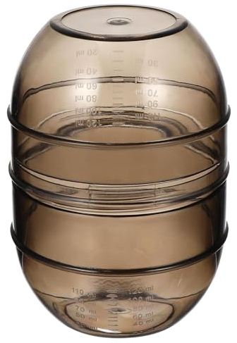 Angoily Shaker pour Mélange de Coloration Cheveux Bol Doseur Gradué, Outil en Plastique pour Coiffeuses, Adapté Mélange Précis de Teinture en Salon