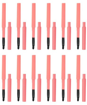 Makeupborstset Med 12,12-delars set med och dammtåliga borst samt lock - AnsiktsOch ÖgonskuggsSminkverktyg,För Yrkesverksamma, Resor, Pendling, Affärsresor Och Bröllopsfotografering