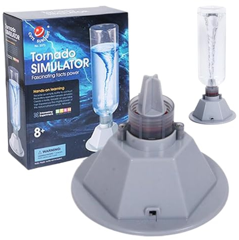 Tornado Maker Science Kit Battery Operated Tornado Toy, Recycle an Empty Bottle to Construct Maker for Boys & Girls Ages 8+ Toy