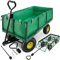tectake 401418 Carrito de Transporte, con Bandeja máx. 550kg, Metal, 114cmx52cmx65 cm