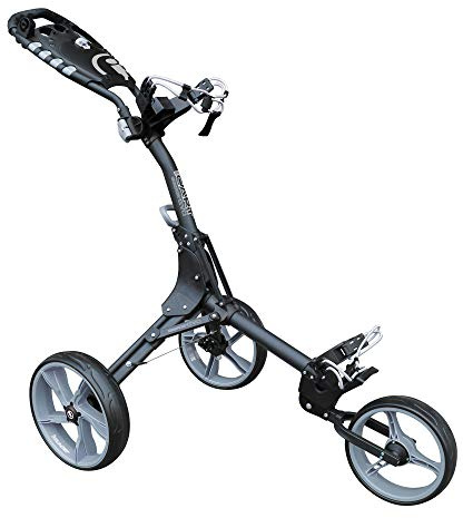 iCart Masters Compact Evo 3 Wheel Push Golf Trolley Black/Grey