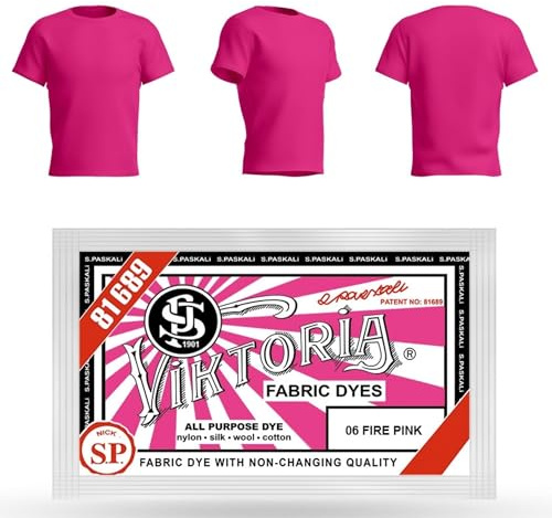 VIKTORIA Textilfarbe waschmaschinenfest (59 FARBEN) - stofffarbe, färbemittel textilien, stofffarben waschfest, textil farbe, kleidung färben