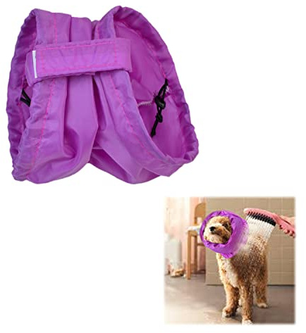vomvomp Hunde-Badekappe, wasserdicht, Duschhut, Schutz vor Regen, Schwimmen, Ohrenschutz, Größe L, 2 Stück