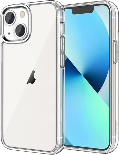 PhoneThrone Cover compatibile con iPhone 13 Custodia, Case Morbida in Silicone TPU, Sottile e leggero e Antiurto Antigraffio Flessibile Gomma Protettiva Case - [ 11 Colori ] (Trasparente)