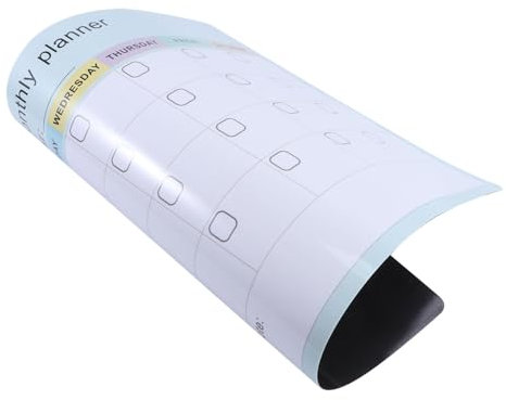 LALAFINA 1Stk Magnettafel Monatliche magnetische Plantafel Schmuck kühlschrank Kalender magnetische Plantafel für Haustiere Zeitplantafel für Haustiere beweglich Planungstafel Plastik