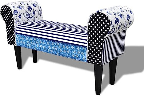 Kangmusi Bank Patchwork Blau & Wei?, kangmusi240881