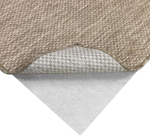 Teppich-Traum Antirutschmatte Zuschneidbar Rutschhemmend Weiß 200x290 cm | Rutschfest und flexibel zuschneidbar, bis 30 °C waschbar, für Fußbodenheizung geeignet, OEKO-TEX zertifiziert
