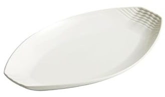 Piatti Moderni Piatto da pesce for uso domestico, rettangolare, in ceramica, for commerciale, grande, di grandi dimensioni, for cucina, ristorante, servizio tavola Piatto Fondi(14.5 in)