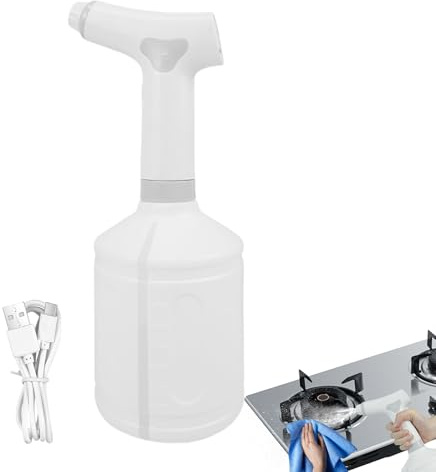 Plantas De Botella De Pulverización - 1200 MAh Agua Mister, 1L Tanque De Escalado Transparente De Gran Capacidad, Rociador De Césped Portátil, Atomización Ultra Fina | 2 Modos De Pulverización Planta