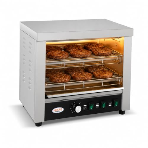 Hakka Gril Salamandre Professionnel, Appareil éLectrique de 3150 W pour Faire Fondre le Fromage, Avec Tiroir Ramasse-Miettes Amovible, IdéAl pour Les Pizzas, Les Steaks et Les Sandwichs - 3 éLéMents C
