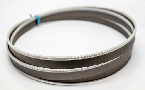 Lama per sega a nastro bimetallica HSS M42, 2450 x 27 x 0,9 mm, con 3/4 denti per pollice