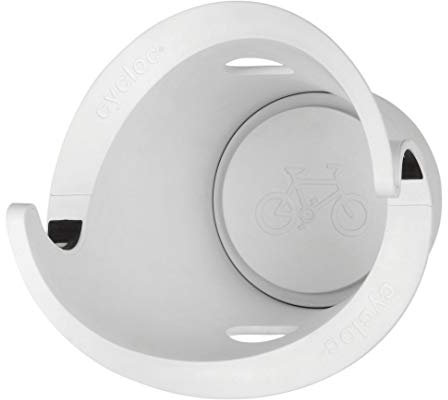 Cycloc Solo Fahrradständer, Wandhalterung, vertikal, horizontal, Weiß