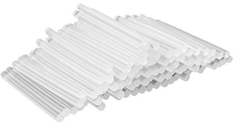 Cartuchos de pegamento caliente universal para pequeñas pistolas de pegamento caliente (7 mm de diámetro, 10 cm de largo, 100 unidades)