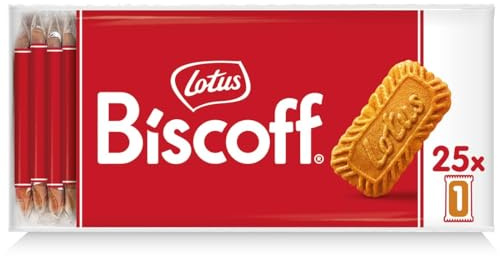 Lotus Biscoff | Galletas caramelizadas | Sin OMG y veganas | 1 x 25 unidades | 156 g | Paquete de 1