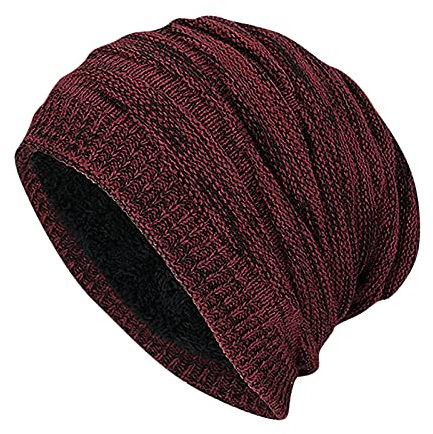 HANXIULIN Winter Beanie Mütze Herren DamenFlexibler Halswärme Strickmützen mit Reißverschluss, WinddichteSchalkragenmütze, Winter Skimütze Damen, Beanie Mütze Und Schal, Gesichtsschutzmütze