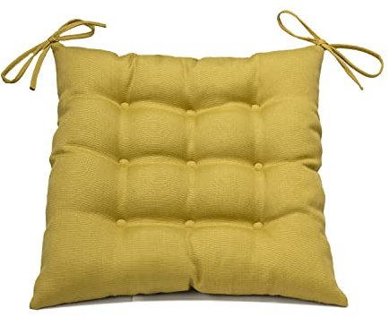 diMio Stuhlkissen -Trend- 40x40x4cm - Moderne Sitzkissen (4 Kissen, Poir)