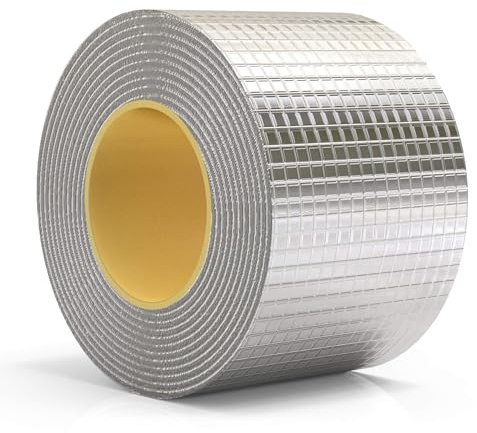 KADIO Bitumenband Selbstklebend Dichtband Selbstklebend Wasserdicht Reparaturband 100 mm X 10 Meter zur Terrassendach Garten Pool Haus wetterfestes Reparaturband. (100 mm x 10 Meter)