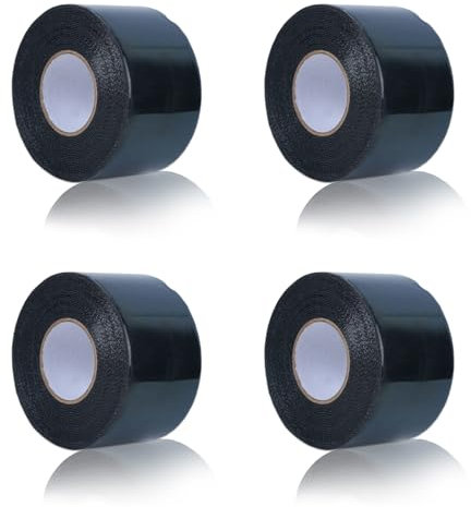 Hapivida Ruban à Gazon, 50mmx5m Rubans de Gazon Artificiel Double Face Ruban Auto Adhésif pour Joints de Gazon Artificiel pour Pelouse Collage de Tapis Extérieur (4Pcs)