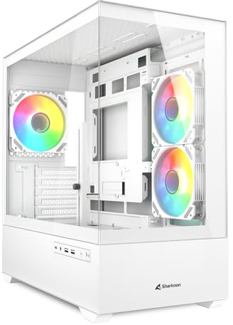 Sharkoon Mk6 Rgb Midi Tower Nero (mk6 Rgb White Matx [wei??])